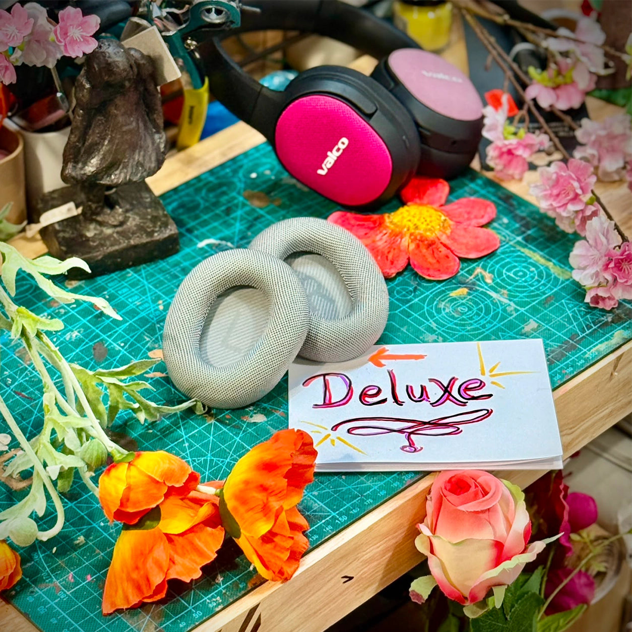 Deluxe- vaihtopehmusteet