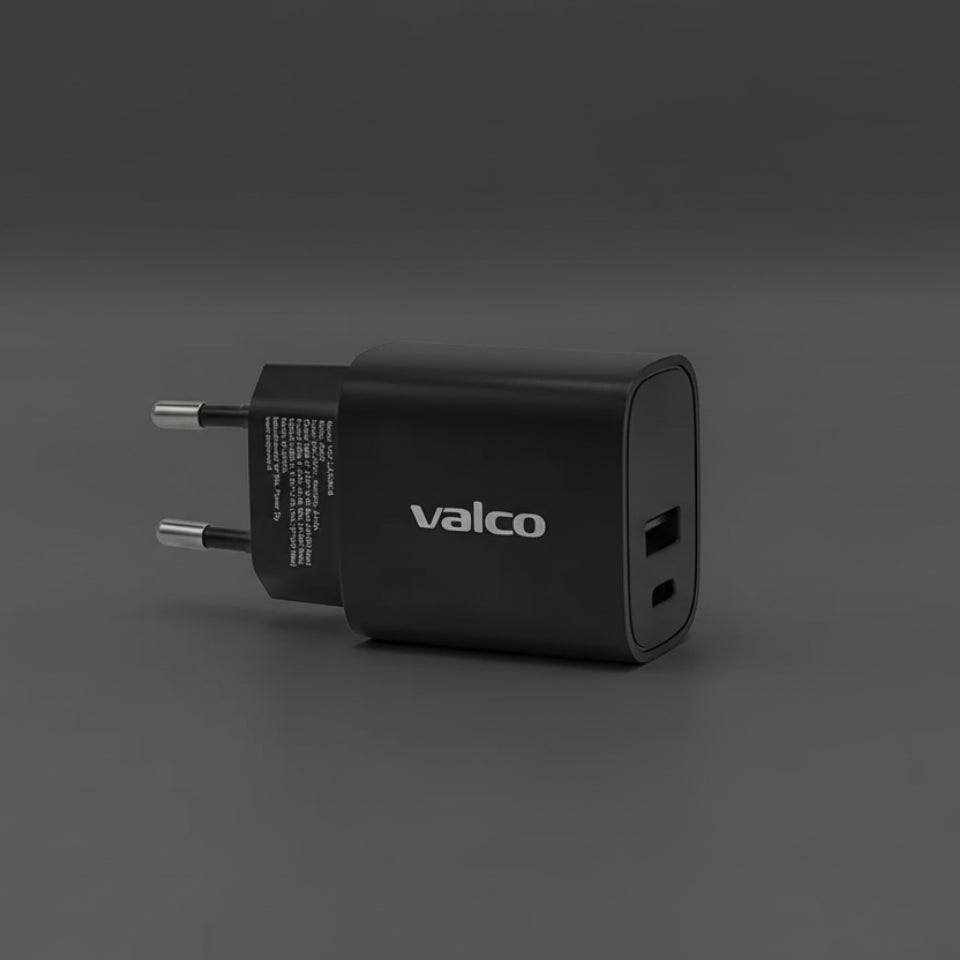 Verkkolaturi USB-A USB-C 5V
