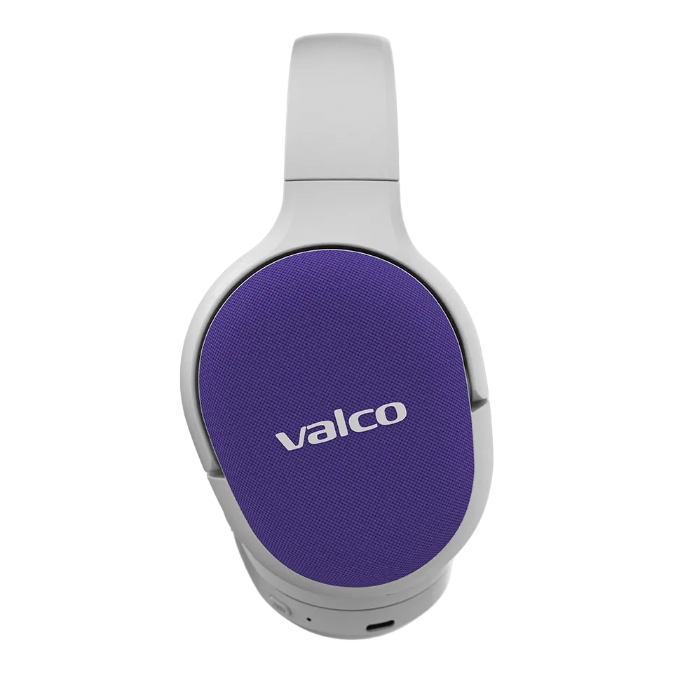 Valkoiset VMK25.2-kuulokkeet, violetti Skin-kuori
